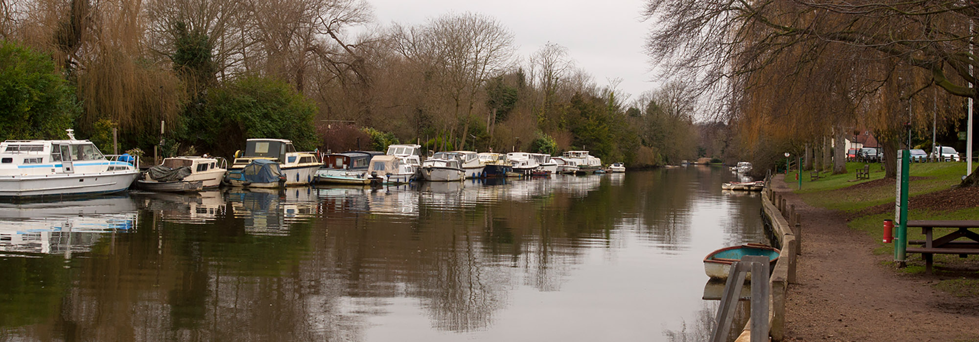 View from Town Green along River towards Norwich