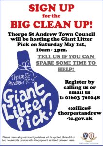 Sign up to the Big Town Clean Up